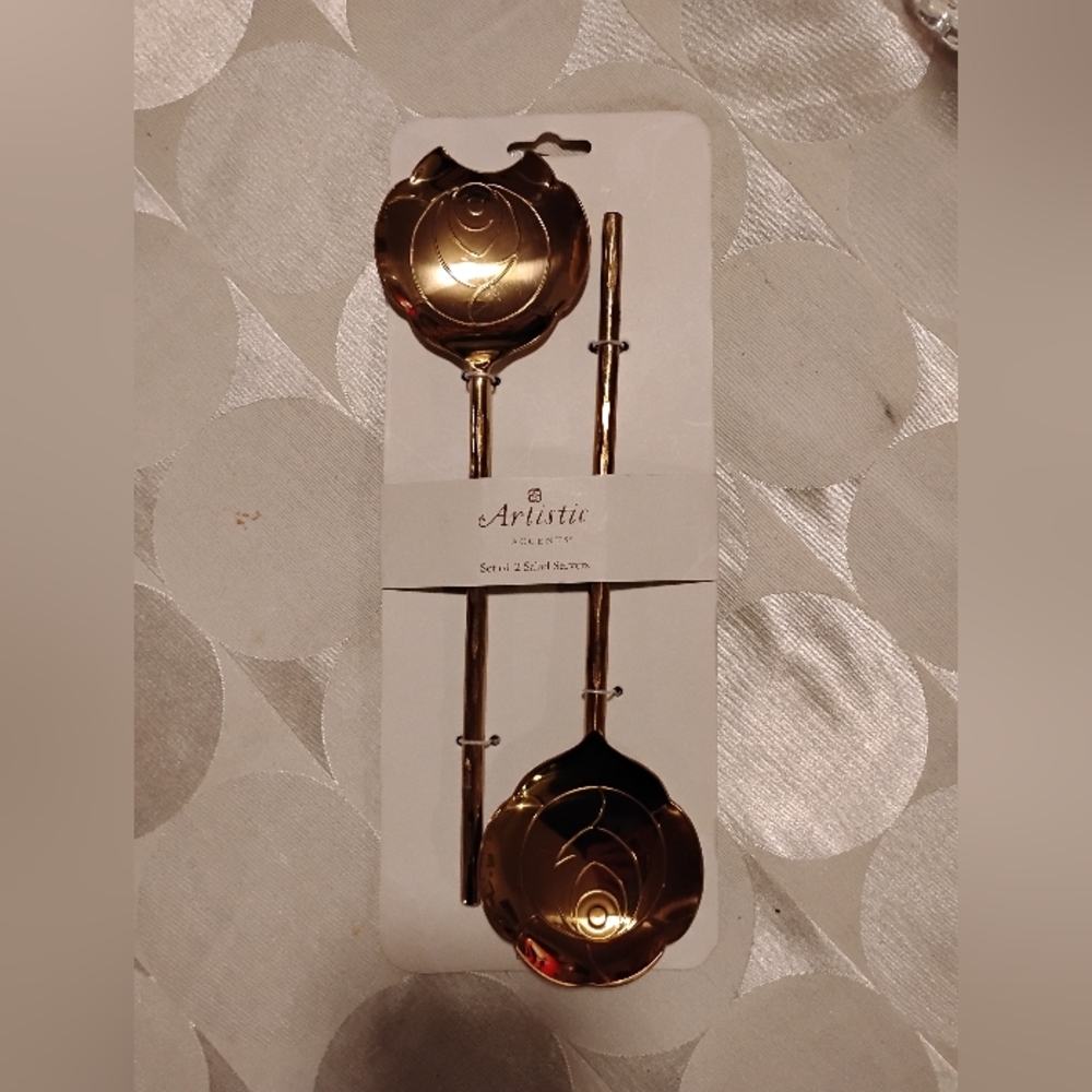 artis Home Dining Gold Serving Set